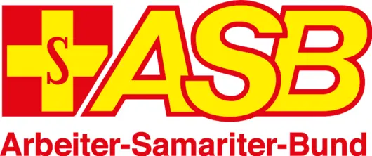Arbeiter-Samariter-Bund (ASB) logo in standard yellow and colors.